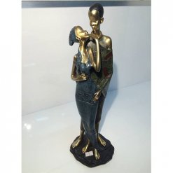 Masai Couple Statue Figure