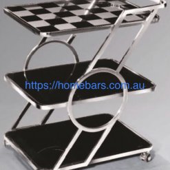 Black & White Tea Cart