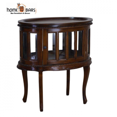 Mahogany Oval Drink Cocktail Cabinet Mahogany Oval Drink Cocktail Cabinet