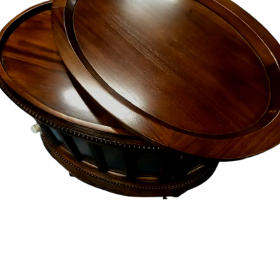 Mahogany Oval Drink Cocktail Cabinet Mahogany Oval Drink Cocktail Cabinet