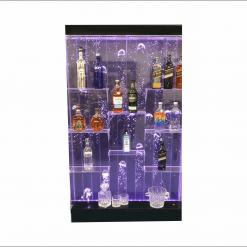 LED Programmable  Bubble Bar Cocktail Cabinet