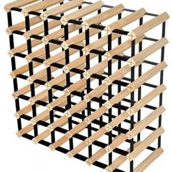 42 Bottles Pine Wine Rack
