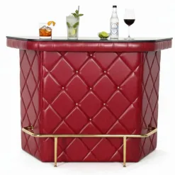 Hennessy Bar Counter is suitable for all the spaces for entertainment. theater, man cave, lounge, dining or living area. Serve the drinks in Style to family & friends.