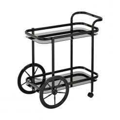 Bar Cart Drinks Trolley BLACK