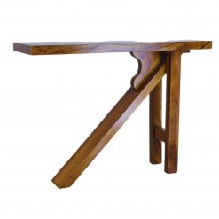 Solid Brown Bar Table