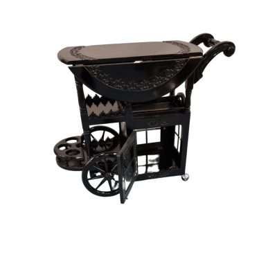 Flip Top Art Deco Bar Cart