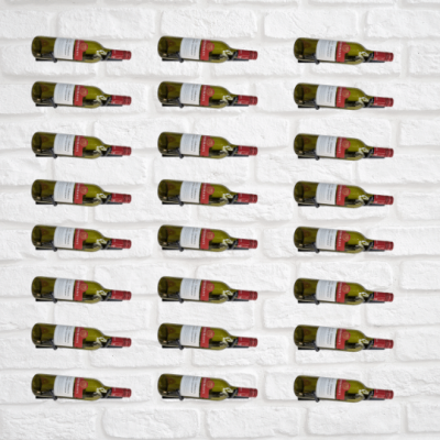 Single Wall Mounted Metal Wine Rack