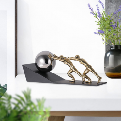 Twin Men Metal - Brass, Stainless Steel, Iron Home Decor