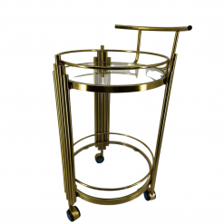 Flame Gold Bar Cart