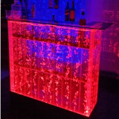 Led Cocktail Bubble Bar Counter