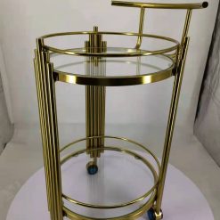 Flamed Bar Cart