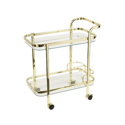 Home Bars Gold Bar Cart