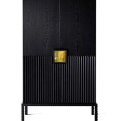 Azura Solid Wood Bar Cabinet