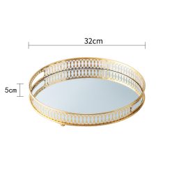 Round Mirror Tray