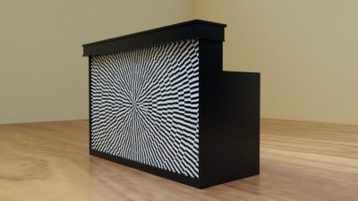 Home Bars Bone Inlay Black Counter side Bone Inlay Bar Counter