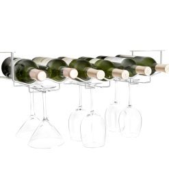 Under Cabinet 6 Bottle Wine / Glass Rack