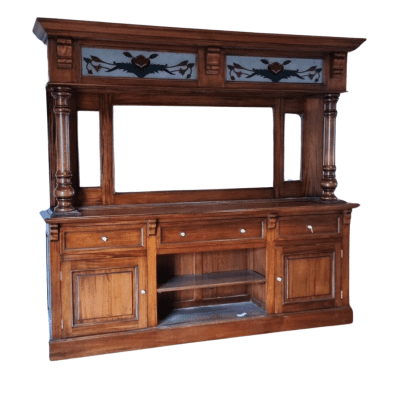 Untitled design Stained Pub Bar Buffet Whisky Cabinet