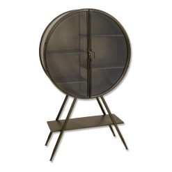 Round Metal Industrial Cabinet