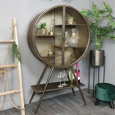 Round Metal Industrial Cabinet