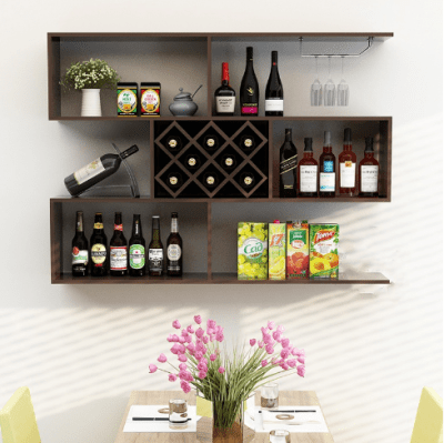 Wall Mounted Wooden Shelf