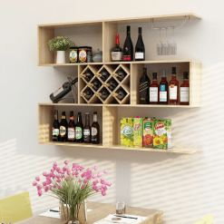 Wall Mounted Wooden Shelf