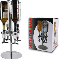 revolving liquor dispenser 4 bottle