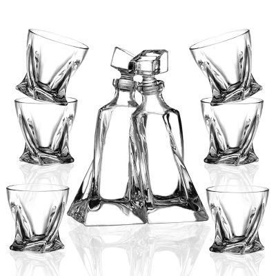 The Interlinked Decanter Set is more than just glassware; it's a statement piece that adds a touch of sophistication to your home. Whether you're hosting a formal dinner party or simply enjoying a nightcap, this set creates a stylish and inviting atmosphere.