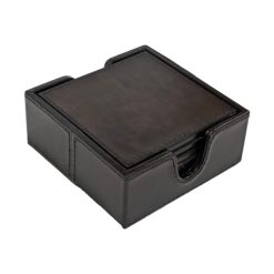 LEATHER SQ COASTER