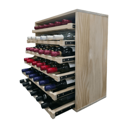 36-Bottle Sliding Shelves Wine Rack