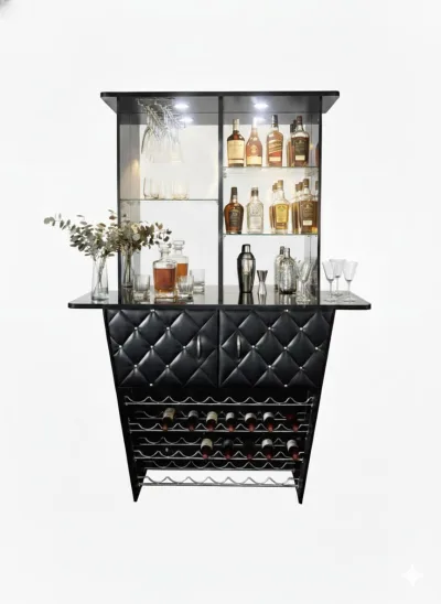 Pearl Black Cabinet